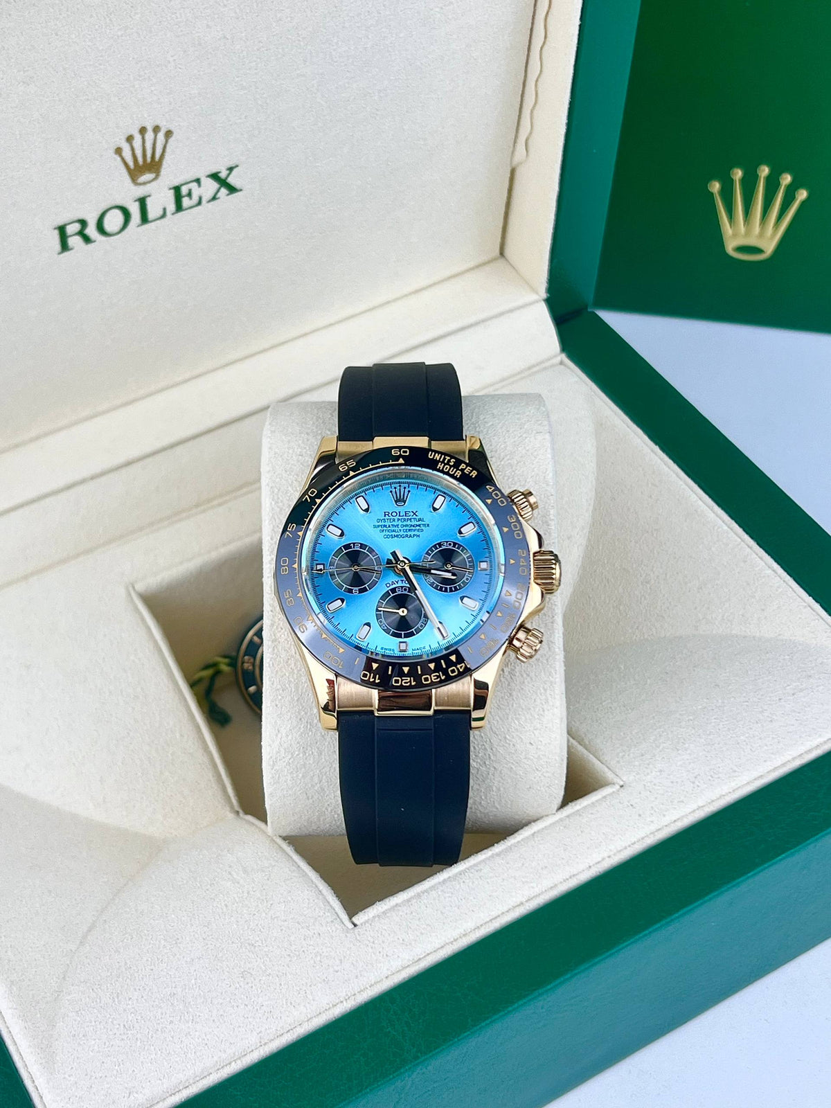 Rolex Cosmograph Daytona – Ice Blue Oro Amarillo