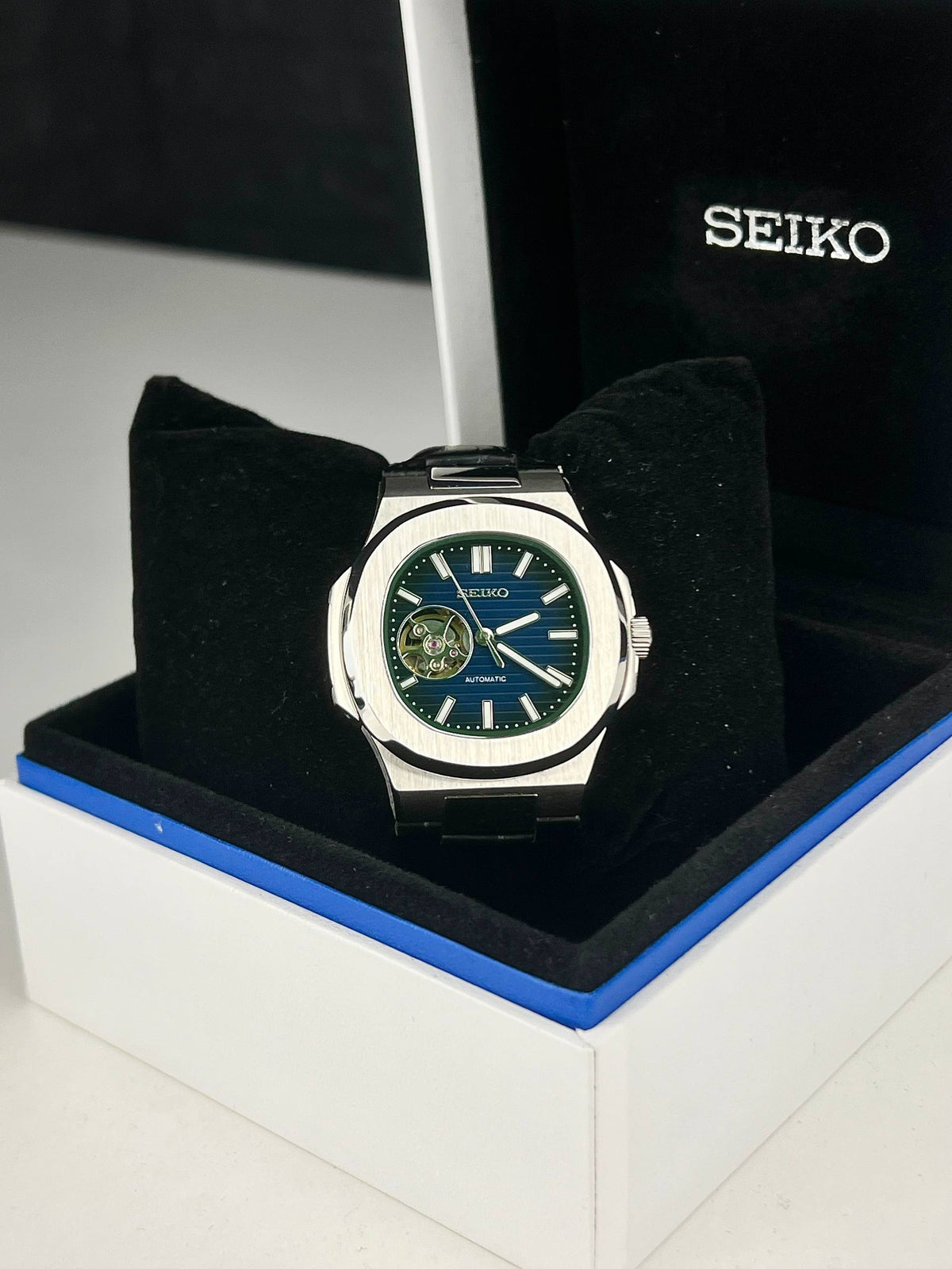 Seiko Mod Nautilus Descubierto