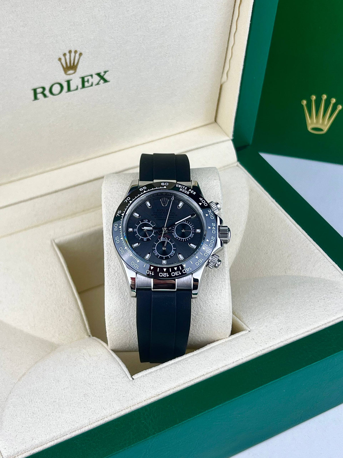 Rolex Cosmograph Daytona – Esfera Negra Oysterflex
